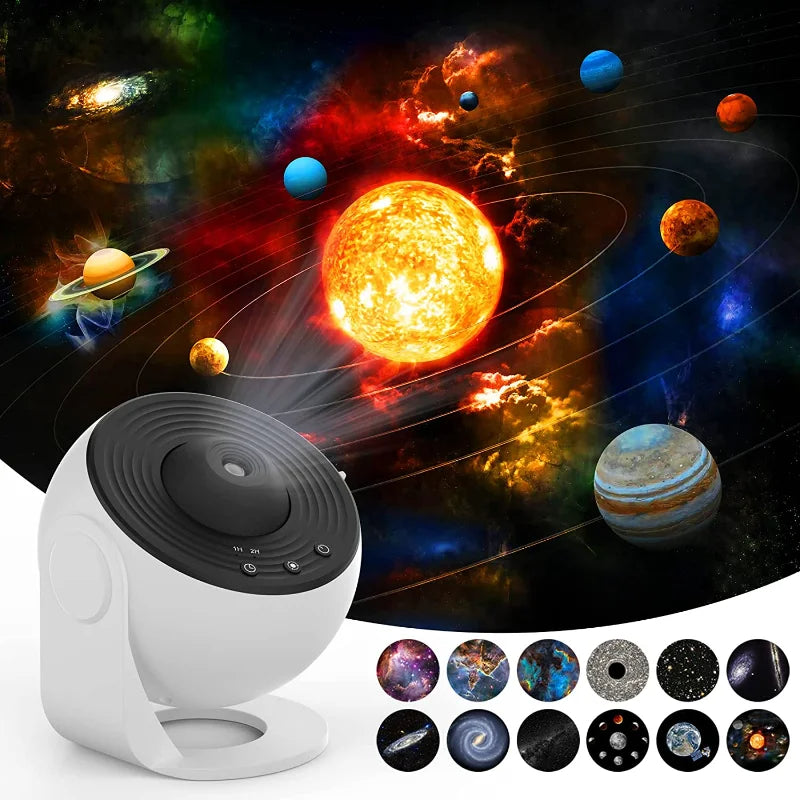 Night Light Galaxy Projector Starry Sky Projector 360 Rotate Planetari ...